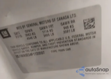 2015 Chevrolet Impala Limited Ls from USA, damaged, VIN 2G1WA5E34F1133597